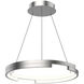 Anello Minor LED 19 inch Brushed Nickel Pendant Ceiling Light